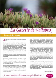 La gazette de vallabrix Numéro 55